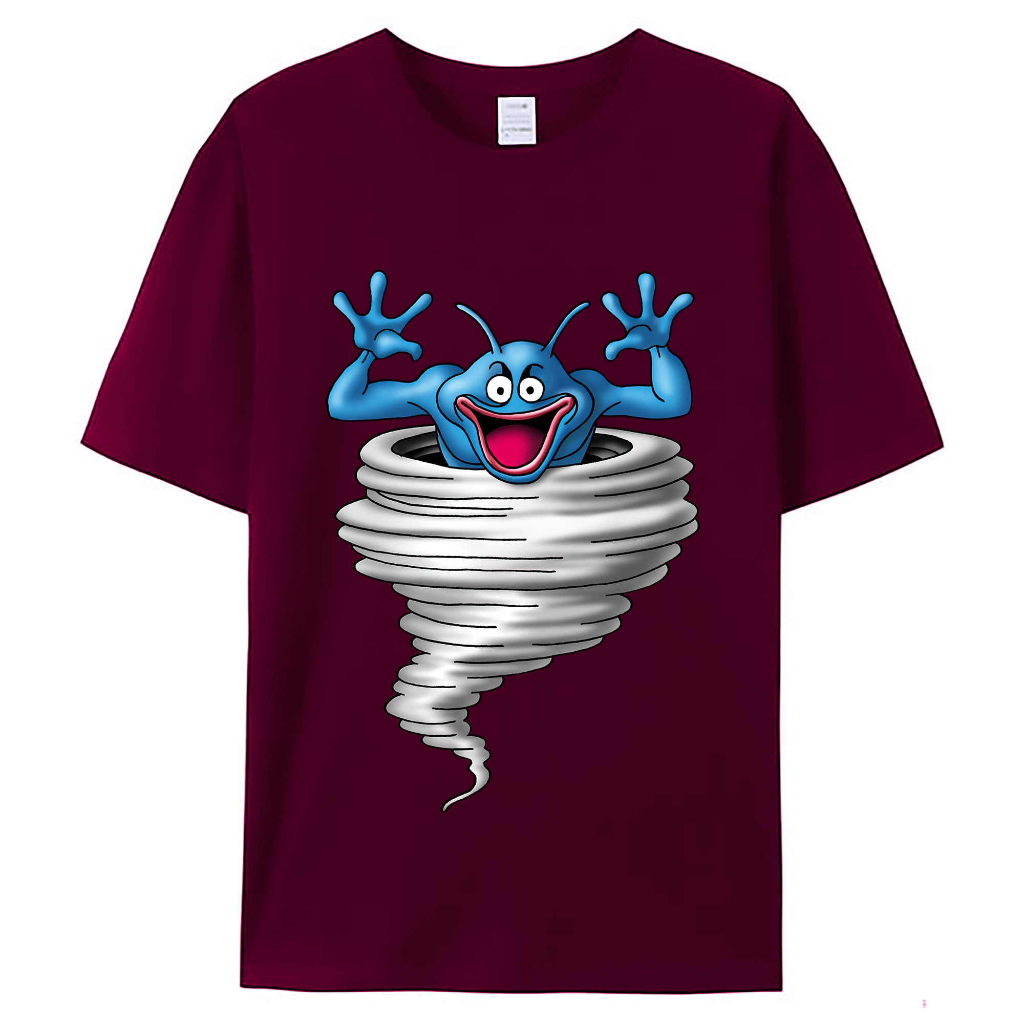 （画像用） ドラゴンクエスト Doragon Kuesuto Dragon Quest レディースカジュアルプリントTシャツ（綿100％）